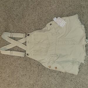 Free People NWT Seeded Rinse colored overalls